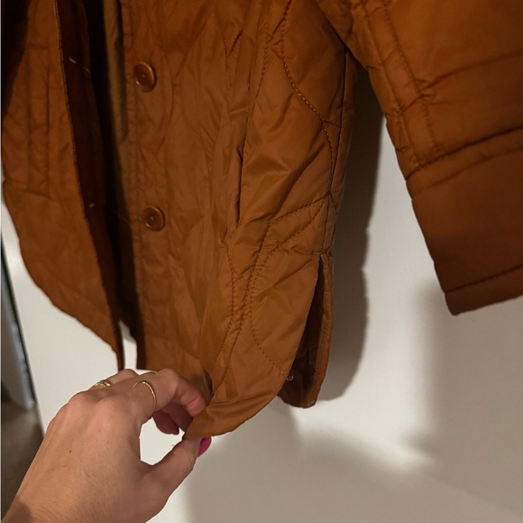 Madewell Burnt Orange Quilted Jacket - Picture 4 of 5